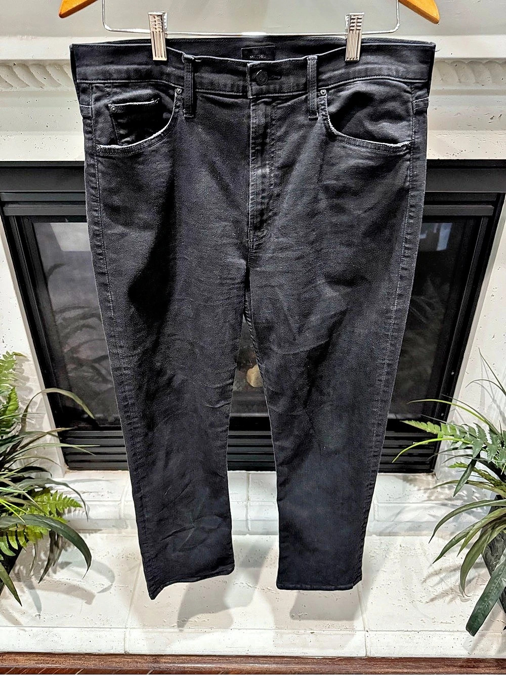 MOTHER High Waisted Rider Ankle Not Guilty Wash Jeans Waist 32